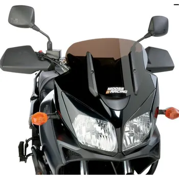 Plexi na motocykl MOOSE RACING ADVENTURE SUZUKI DL 1000 V-STROM 04-13 (Barva DARK TINT -10 cm)