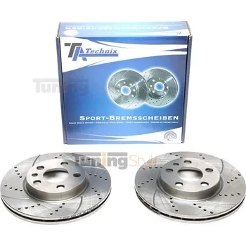 Brzdový kotouč Sportovní brzdové kotouče TA Technix -Přední 257mm Fiat Scudo Combinato,Ulysse