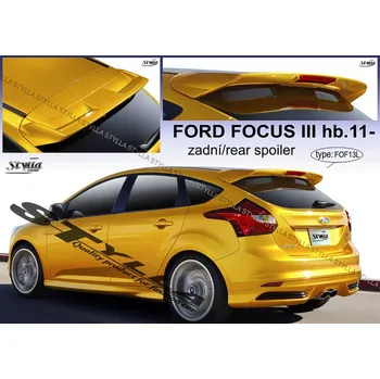 Auto-moto Spoiler zadních dveří horní, křídlo Stylla - Ford Focus III htb 11-