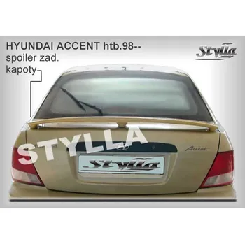 Auto-moto Spoiler zadní kapoty, křídlo Stylla Hyundai Accent htb 98-00
