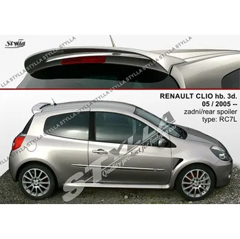 Auto-moto Spoiler zadní střešní, křídlo Stylla Renault Clio 3dv. 05-