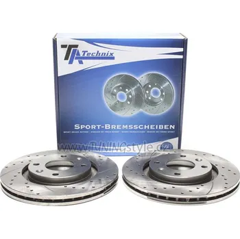 Auto-moto Sportovní brzdové kotouče TATechnix-přední chlazené 266mm-Citroen Berlingo/C2/C3/C4/C5/DS3/DS4/Xsara