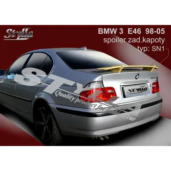 Auto-moto Spoiler zadní kapoty, křídlo Stylla SN1 BMW E46 sedan 98-05