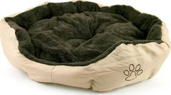 Pelíšek pro psa AKINU Pelech nylon&fleece kulatý 70 x 65 cm béžový