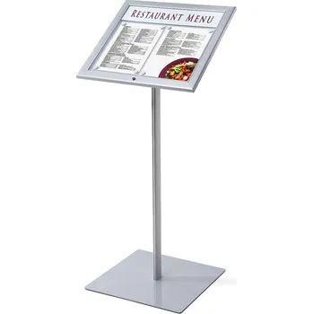 Menuboard s vitrínou 2xA4