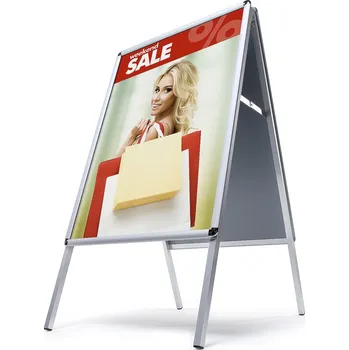 Interiérové reklamní áčko 500x700mm, oblý roh, profil 25mm