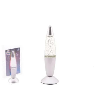 Stojací lampa Johntoys Lávová lampa s glitry 20 cm