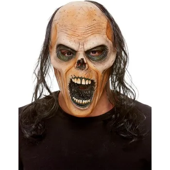 Smiffys Zombie latexová maska s vlasy
