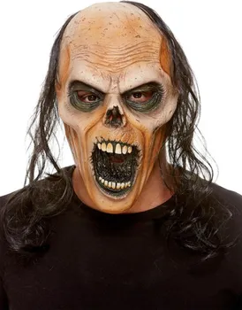 Karnevalová maska Smiffys Zombie latexová maska s vlasy