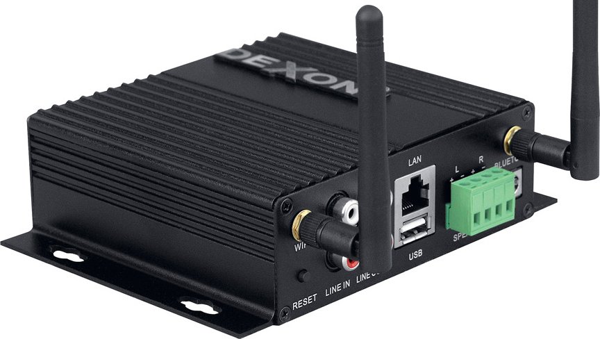 DEXON Zesilovač s Bluetooth, Wifi, LAN, USB a IR JPM 2032WB