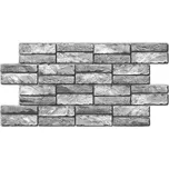3D obkladový omyvatelný panel PVC Expansit Stone šedý (476 x 955 mm)