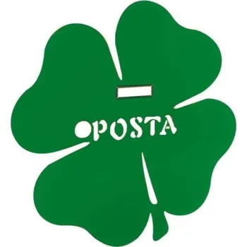 Poštovní schránka Alubox MIA Four-leaf clover - výměnný kryt pro poštovní schránky MIA box, čtyřlístek