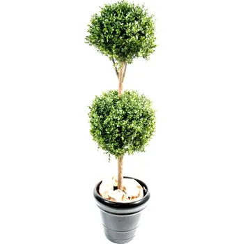umělá květina BUXUS DVOJITÁ KOULE NEW, 170cm (Luxusní umělý strom zimostráz)
