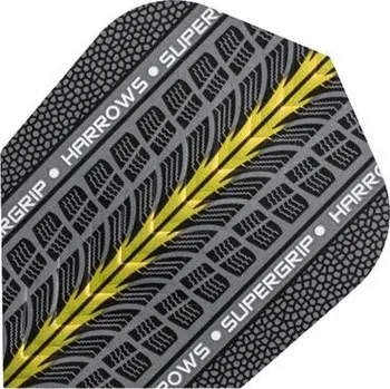 Příslušenství pro šipky Harrows Letky SUPERGRIP standard grey/yellow