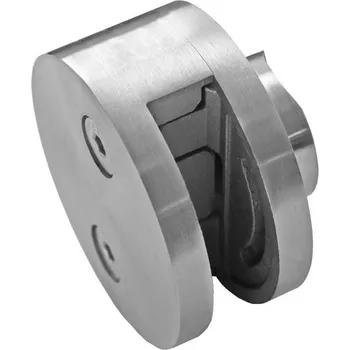 Zábradlí Hahn Steel Držák z nerez oceli krajní pro sloupek O42,4mm, AISI 304 Těsnění pro sklo: 10mm