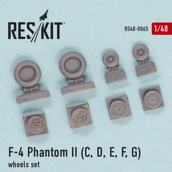 Plastikový model Reskit 1/48 F-4 Phantom II C,D,E,F) wheels set...