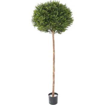 umělá květina BUXUS KOULE RED DAY ROD UV, 170cm (Luxusní umělý buxus na kmínku)