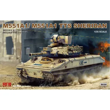 Plastikový model Ryefield model 1/35 M551A1/M551A1 TTS Sheridan