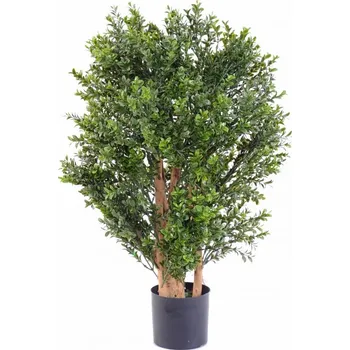 umělá květina BUXUS NEW UV KEŘ, 70cm (Luxusní buksus umělý keř)