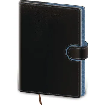 Diář Recenze Helma 365 Flip B6 denní 2020 černo/modrý