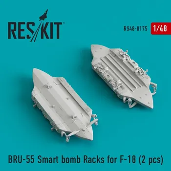 Plastikový model Reskit 1/48 BRU-55 Smart bomb Racks for F-18 (2...