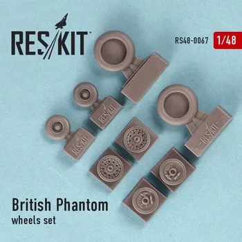 Plastikový model Reskit 1/48 British Phantom wheels set ((HAS,REV)