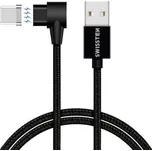 Swissten Arcade USB/USB-C 1.2 m černý