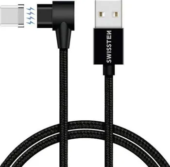 Datový kabel Swissten Arcade USB/USB-C 1.2 m černý