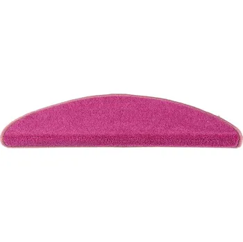 Koberec Vopi Nášlapy na schody Eton růžový půlkruh - 28x65 půlkruh (rozměr včetně ohybu) - 1 rok na vrácení + DOPRAVA ZDARMA k Vám i zpět