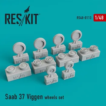 Plastikový model Reskit 1/48 SAAB 37 Viggen wheels set (TARA,SP.HOB.)