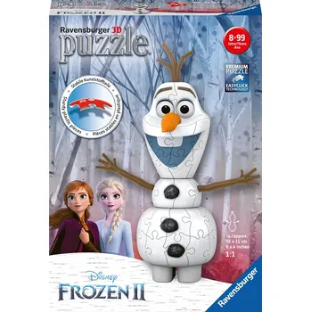 3D puzzle Ravensburger Disney Ledové království 2 Olaf 54 dílků