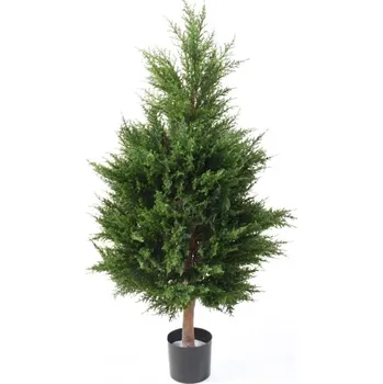 umělá květina CYPŘIŠ JUNIPERUS STROM, 105cm (Luxusní umělý strom)