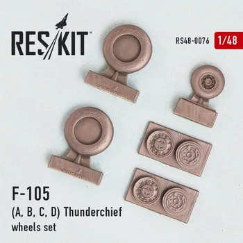 Plastikový model Reskit 1/48 F-105 (A,B,C,D) Thunderchief wheels...
