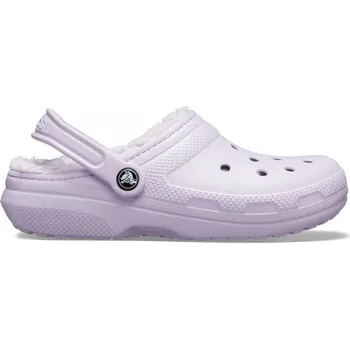 Dámské sandále Crocs Classic Lined Clog fialové