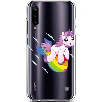 Pouzdro na mobilní telefon Kryt Xiaomi Mi A3 silikon Flying Unicorn (obal neboli pouzdro na Xiaomi Mi A3)