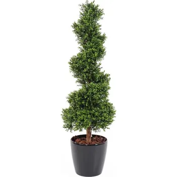 umělá květina BUXUS SPIRAL NEW, 150cm (Luxusní umělý strom zimostráz)
