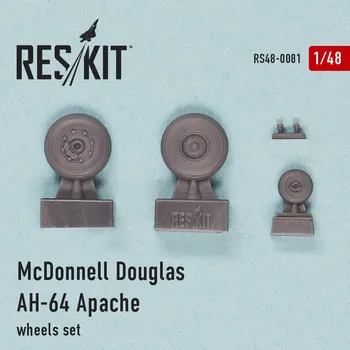 Plastikový model Reskit 1/48 Douglas AH-64 Apache wheels set...