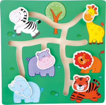 Dřevěná hračka Small Foot Zvířátka safari