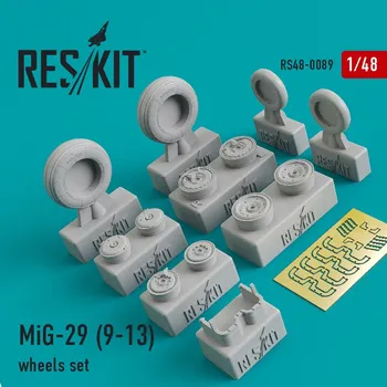 Plastikový model Reskit 1/48 MiG-29 (9-13) wheels set (GHW)