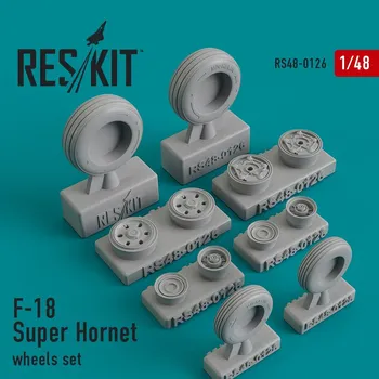 Plastikový model Reskit 1/48 F-18 Super Hornet wheels set...