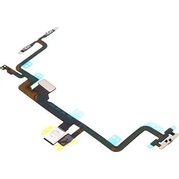 Flex s mikrospínači POWER a VOLUME, blesk kamery a vrchní mikrofon pro Apple iPhone 7 Plus - kvalita A+