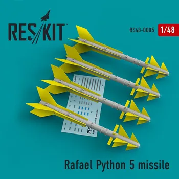 Plastikový model Reskit 1/48 Rafael Python 5 missile (4 pcs.)