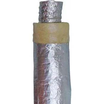 Sono Flexo - izolované ventilační potrubí 100 mm (1 m) (Akustické potrubí se používá pro snížení hluku způsobeného ventilátory v pěstebních místnostech.)