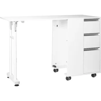 Zahradní stůl Skládací stolek 2038 bílý