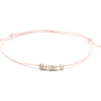 Náramek Moni dámský náramek růžový s hematitem