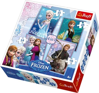 Puzzle Trefl Disney Ledové království 4v1 207 dílků