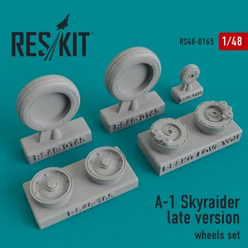 Plastikový model Reskit 1/48 A-1 Skyraider late wheels set...