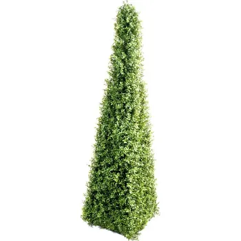 umělá květina BUXUS NEW PYRAMIDA 4 STRANY, 160cm (Luxusní umělý strom zimostráz)