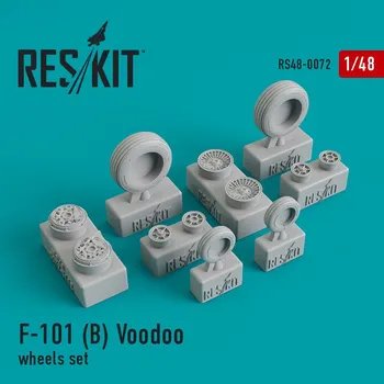 Plastikový model Reskit 1/48 McDonnell F-101 Voodoo wheels set...
