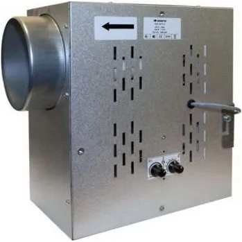 Domácí ventilátor KSAu 100mm/400m3, ventilátor s regulací teploty (Ventilátor do potrubí Vents KSA 100 U nízkohlukový s kuličkovými ložisky a termostatem. Ventilátor do potrubí najde své uplatnění ve středně velkých místnostech jako jsou kuchyně, haly, sklady, kanceláře,)